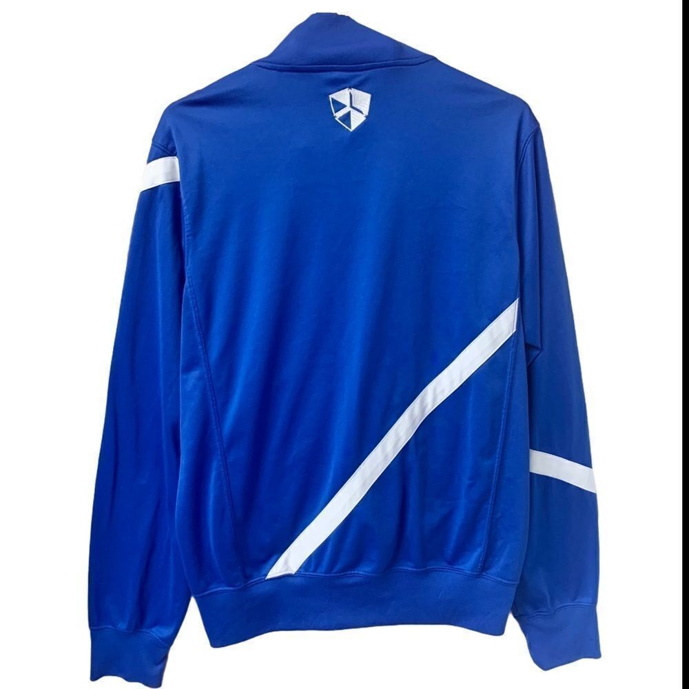NIKE Blue & White Athletic Jacket With Dri-fit Size S/M NEW - Picture 9 of 16